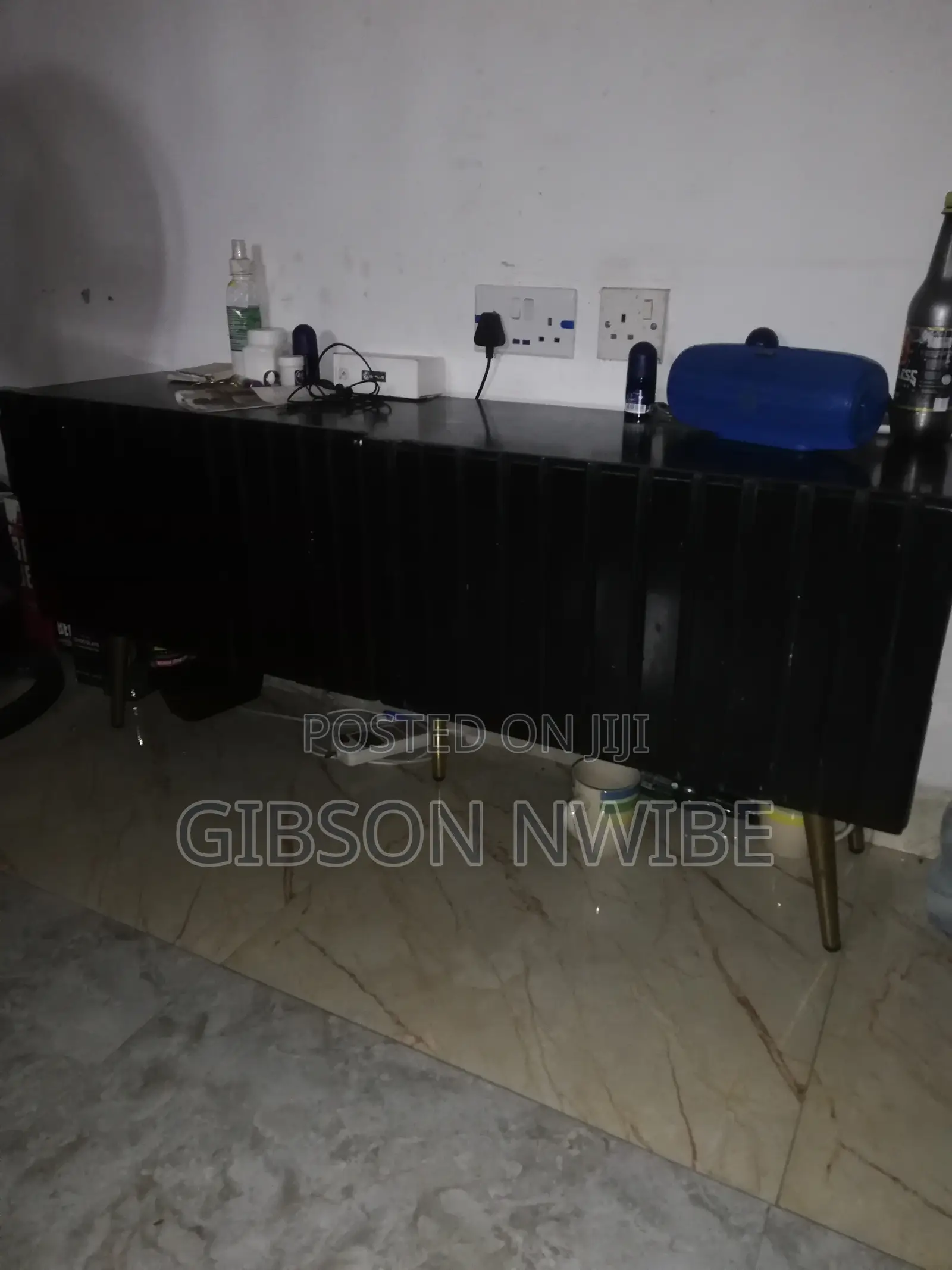 Black TV Stand
