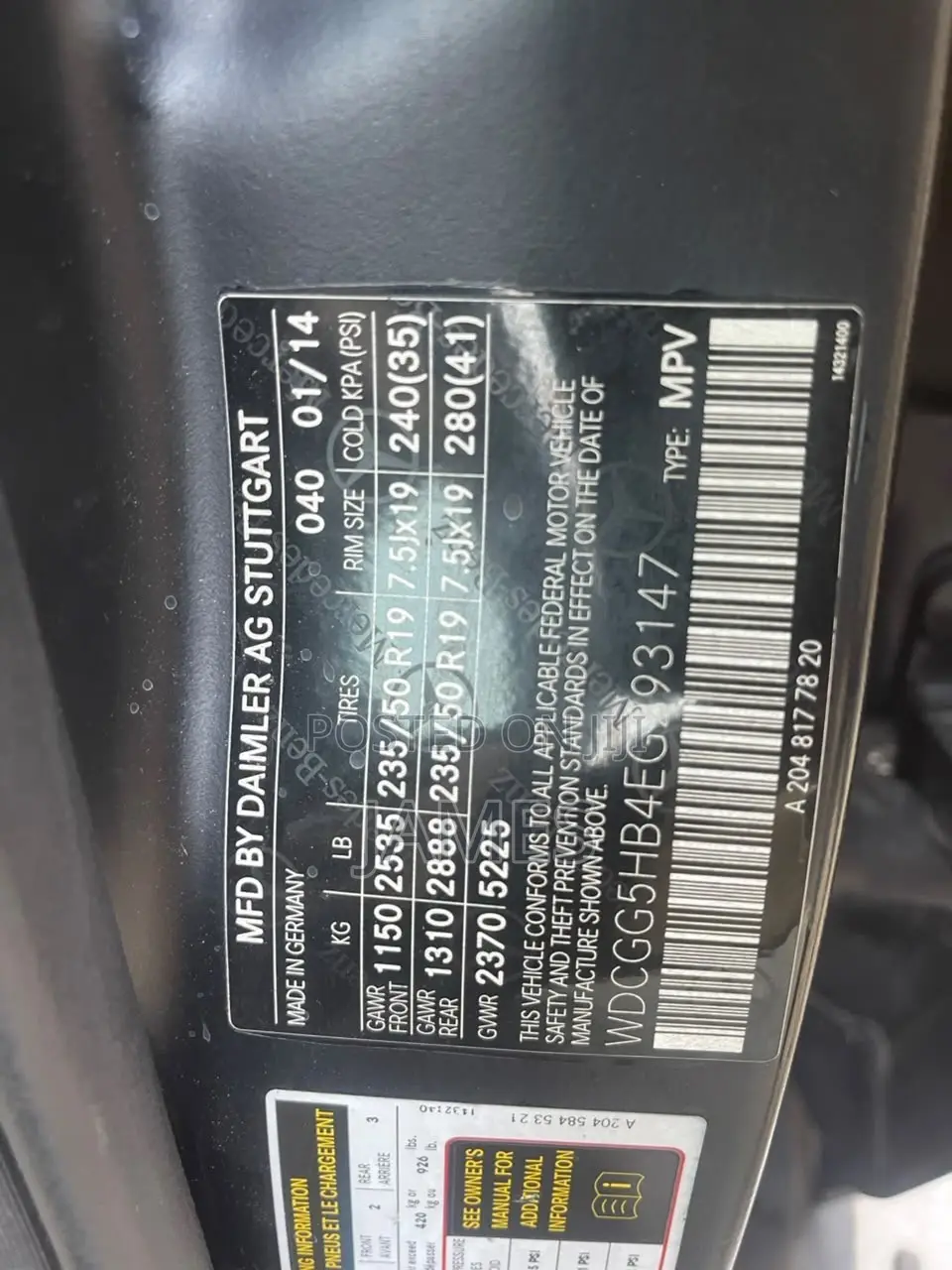 Mercedes-Benz GLK-Class 350 4MATIC 2014 Black