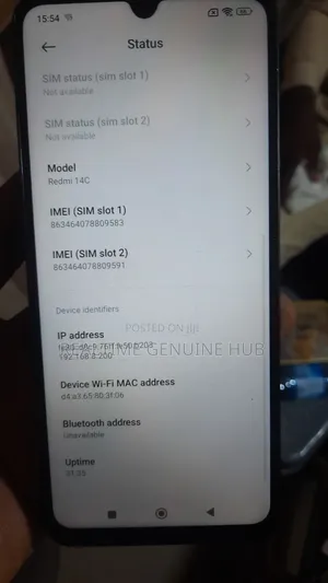 Infinix Note 7 64 GB Blue