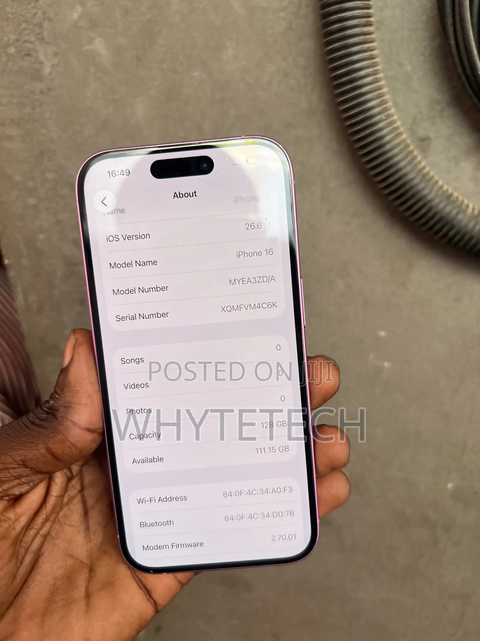 Apple iPhone 16 128 GB Pink