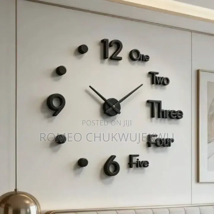 Diy 3d Wall Clock