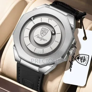 Poedagar Luxury Magnetic Ball Watch-Leather Strap +Box + a Carrier Bag