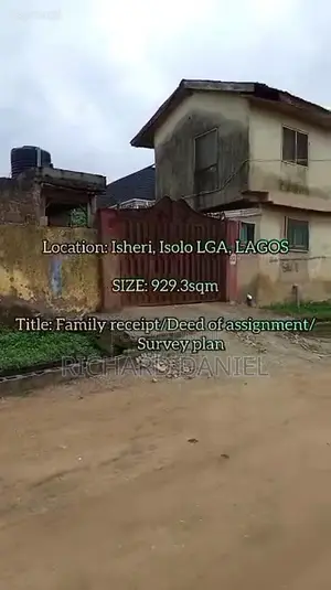 Two (2) Plots of Land Measuring 929.3 SQM at Isheri, Isolo Lagos State