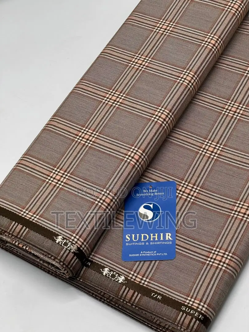 *FABIANA CHECKS*_Very Soft & Fluid Material