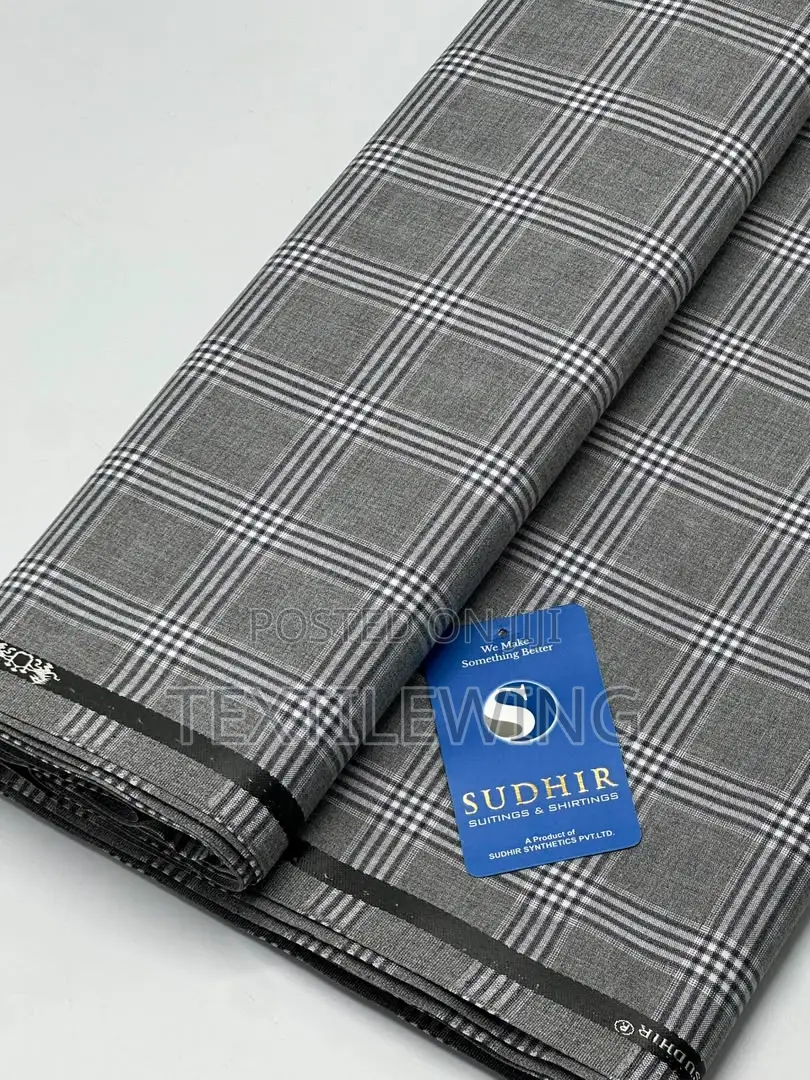 *FABIANA CHECKS*_Very Soft & Fluid Material