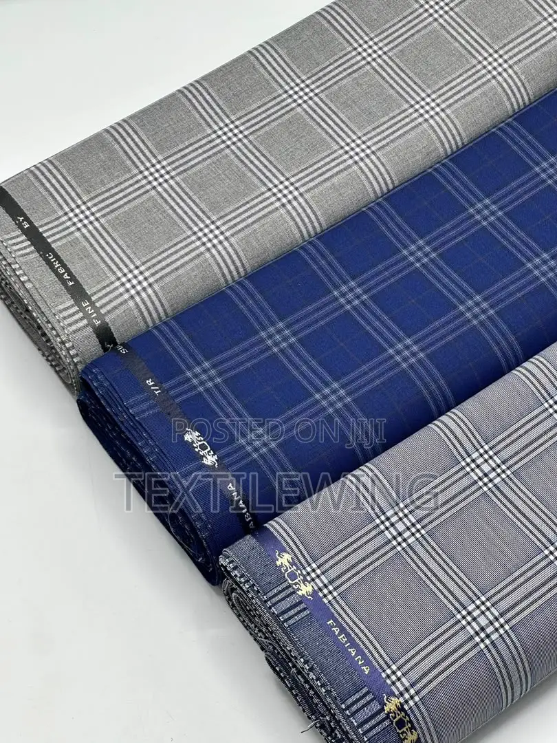*FABIANA CHECKS*_Very Soft & Fluid Material