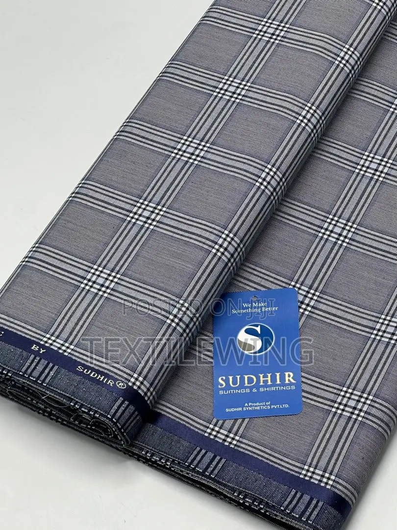 *FABIANA CHECKS*_Very Soft & Fluid Material