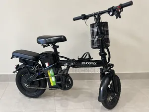 PHOENIX Folding Electric Bike – Black