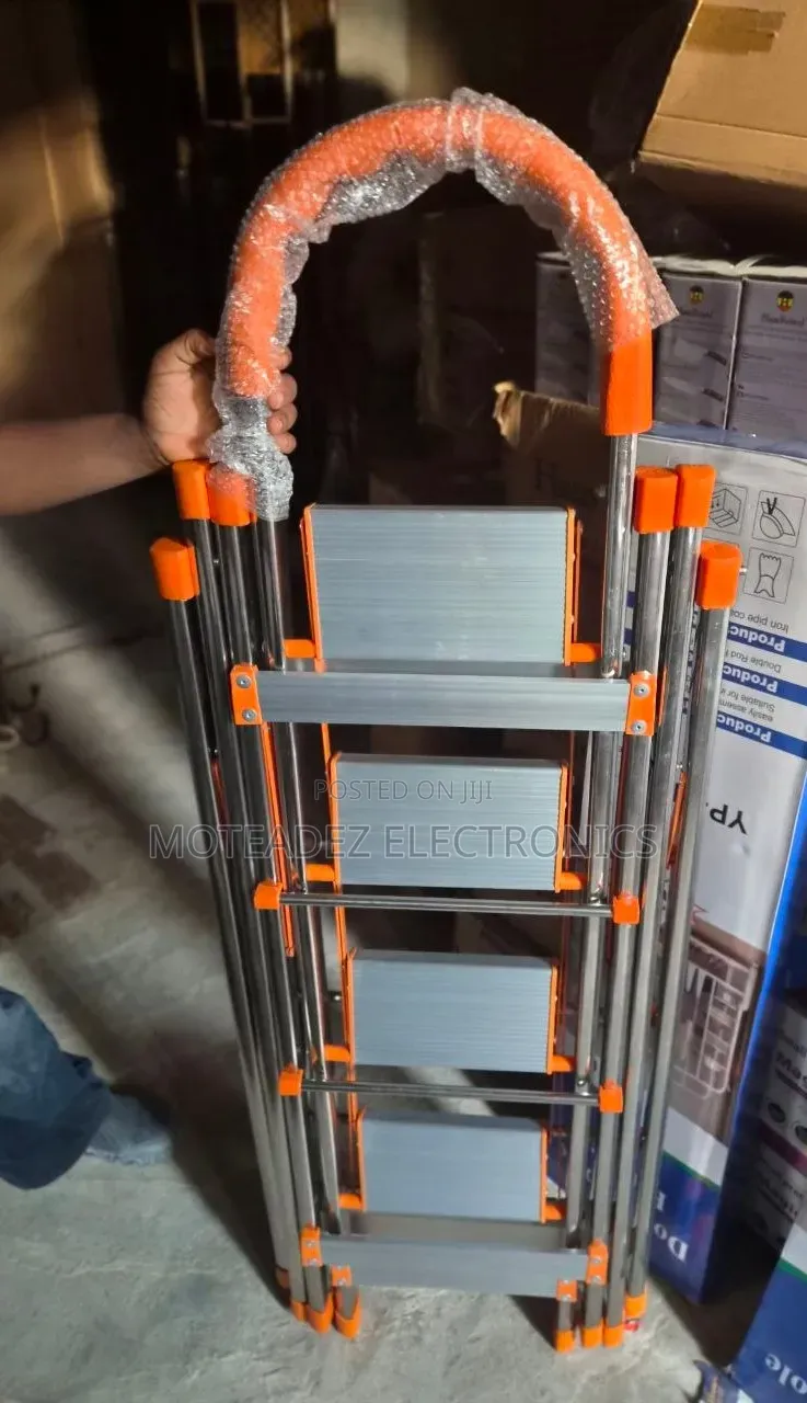 4 Layer 2in1 Heavy Duty Stainless Multipurpose Cloth Hanger/Ladder