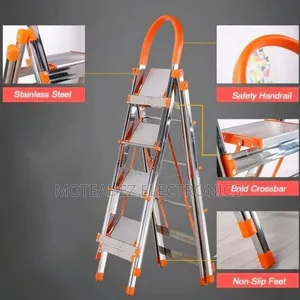 4 Layer 2in1 Heavy Duty Stainless Multipurpose Cloth Hanger/Ladder