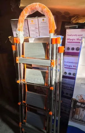 4 Layer 2in1 Heavy Duty Stainless Multipurpose Cloth Hanger/Ladder
