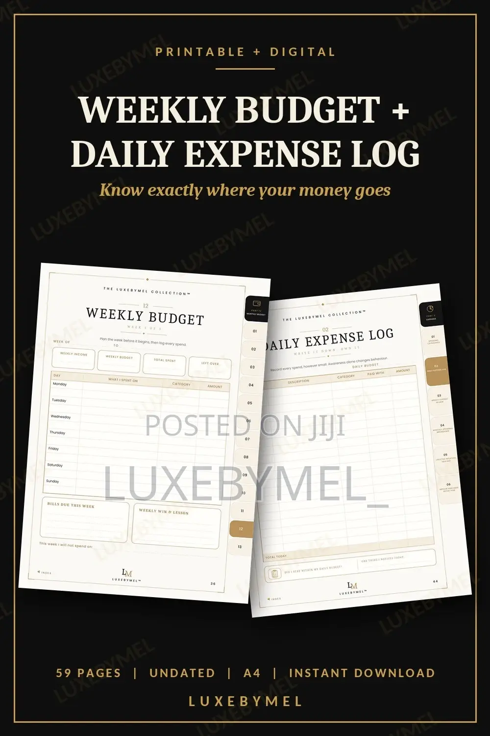 Digital Financial Planner – Budget, Save Money & Track Expenses