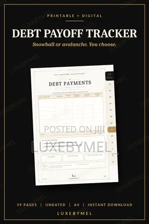 Digital Financial Planner – Budget, Save Money & Track Expenses