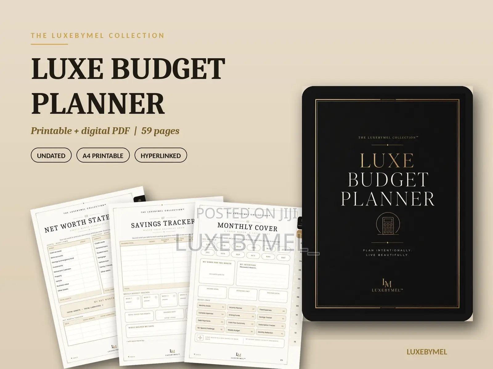 Digital Financial Planner – Budget, Save Money & Track Expenses