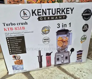 Kentuckey 3in1 Turbo Crush Heavy Duty Commercial Multipurpose Blender