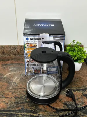 Jamaky 2l Glass Electric Kettle With Blue Led Light