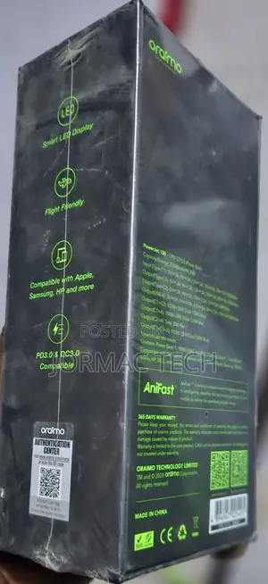 Oraimo Power Jet 130 Laptop Power Bank 27600MAh