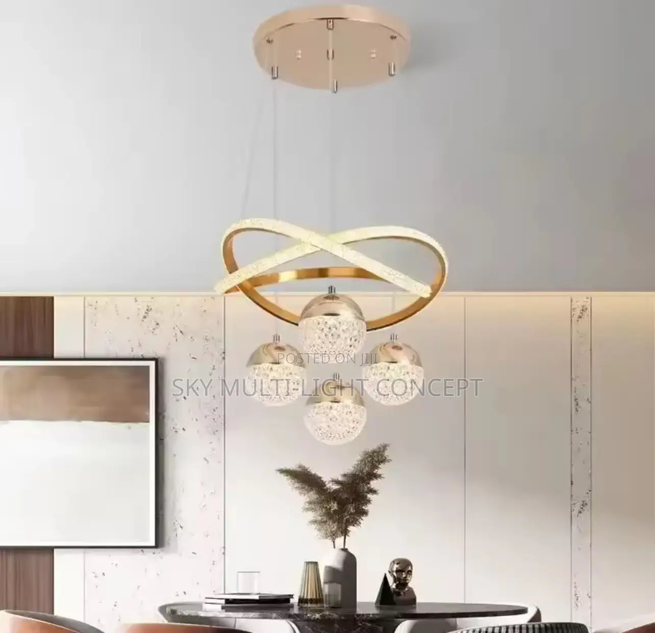 Modern 4in1 LED Chandelier