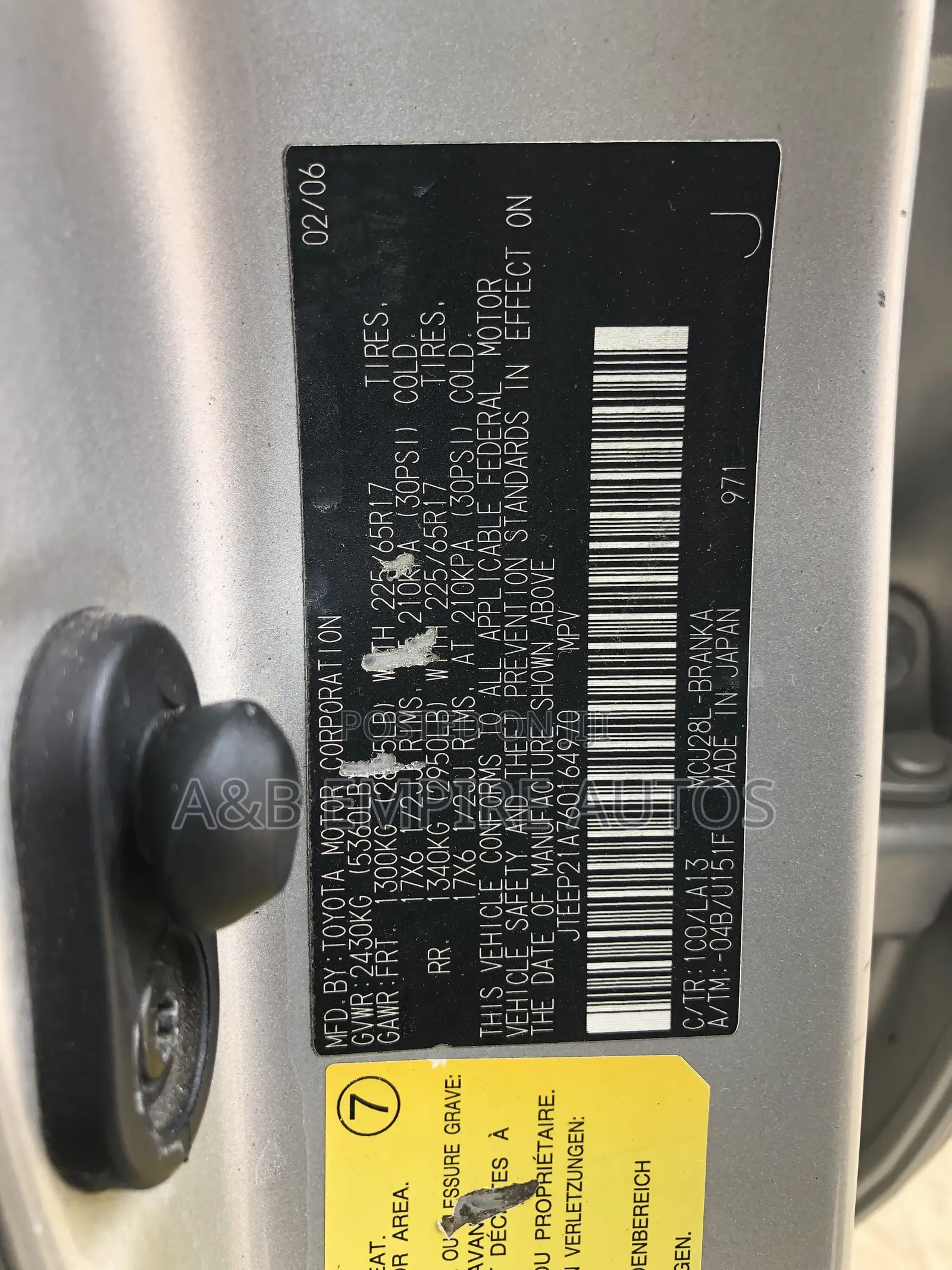 Toyota Highlander 2006 Silver