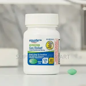 Gas Relief 125mg, Simethicone for Bloating, Pressure, and Discomfort