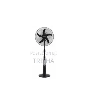 Century Quality 18-Inch Rechargeable Standing Fan Black