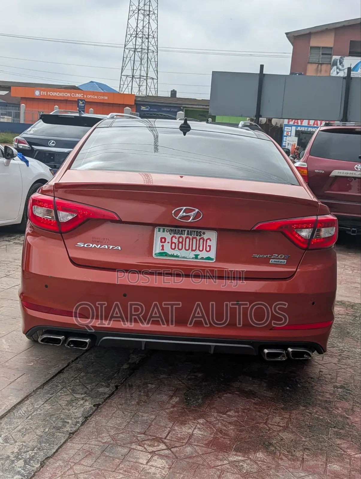 Hyundai Sonata 2015 Orange