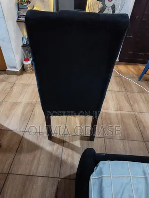 Black Velvet Chair