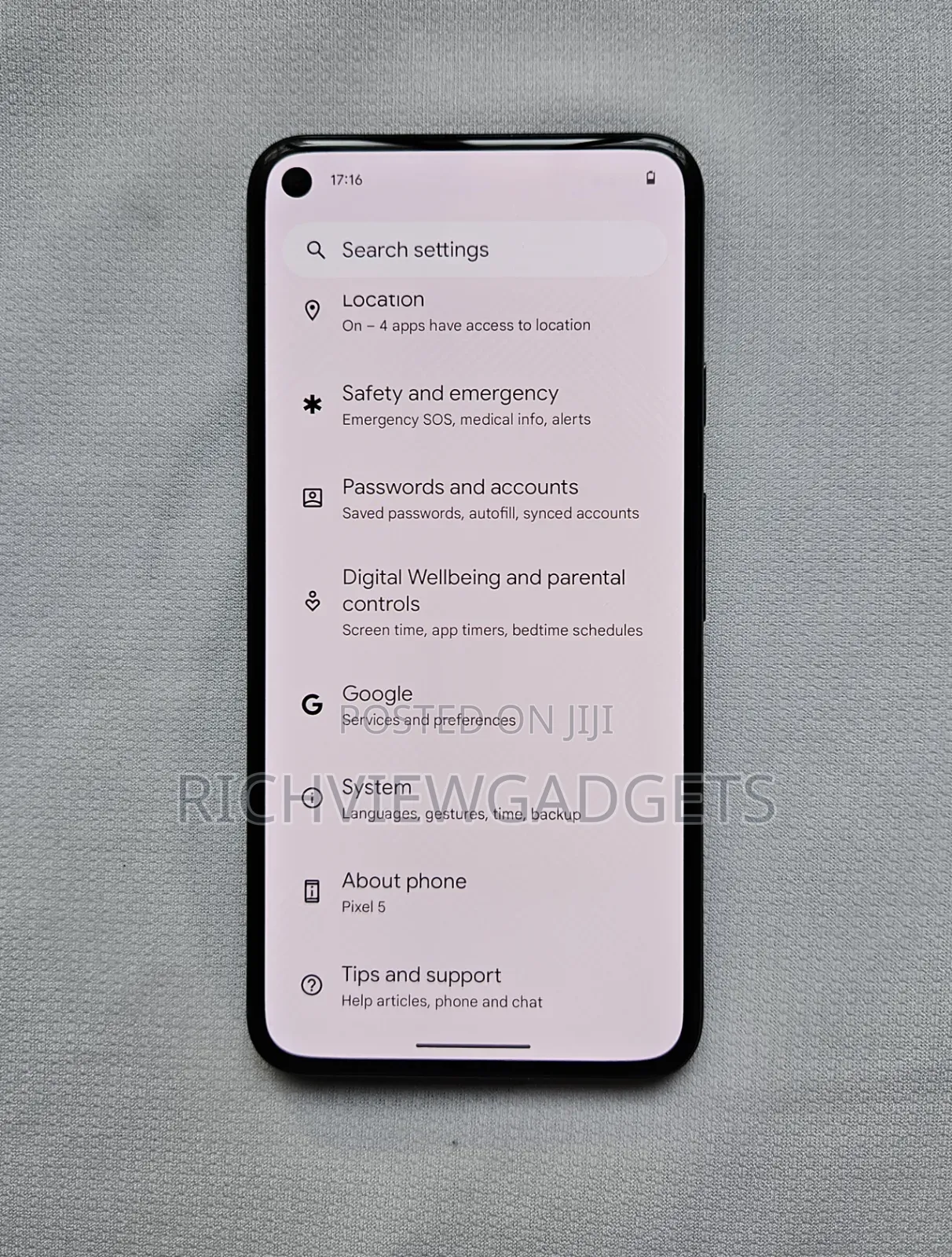 Google Pixel 5 128 GB Black