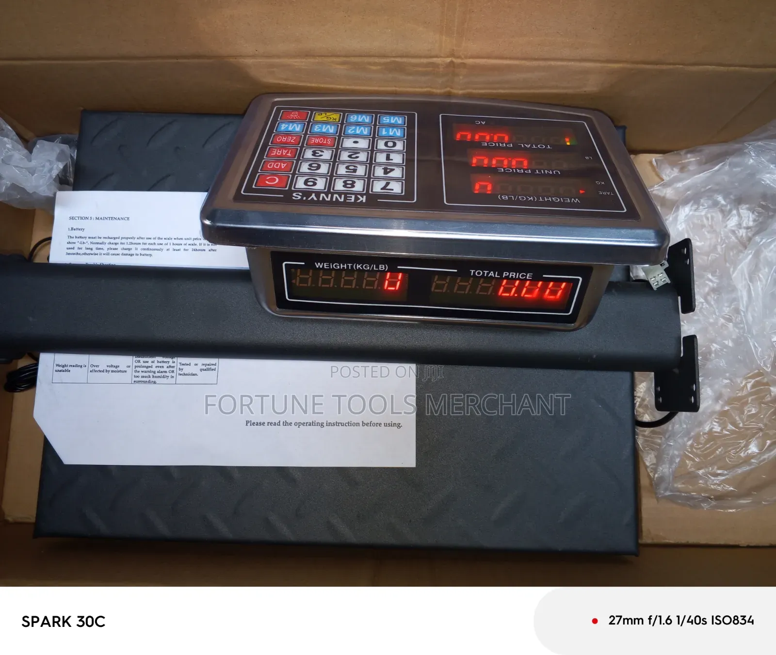 Kennis Digital Camry Scale 100kg