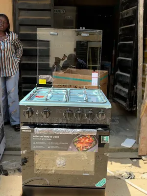 Hisense Standing Gas Cooker,4B Auto Ignition With Oven
