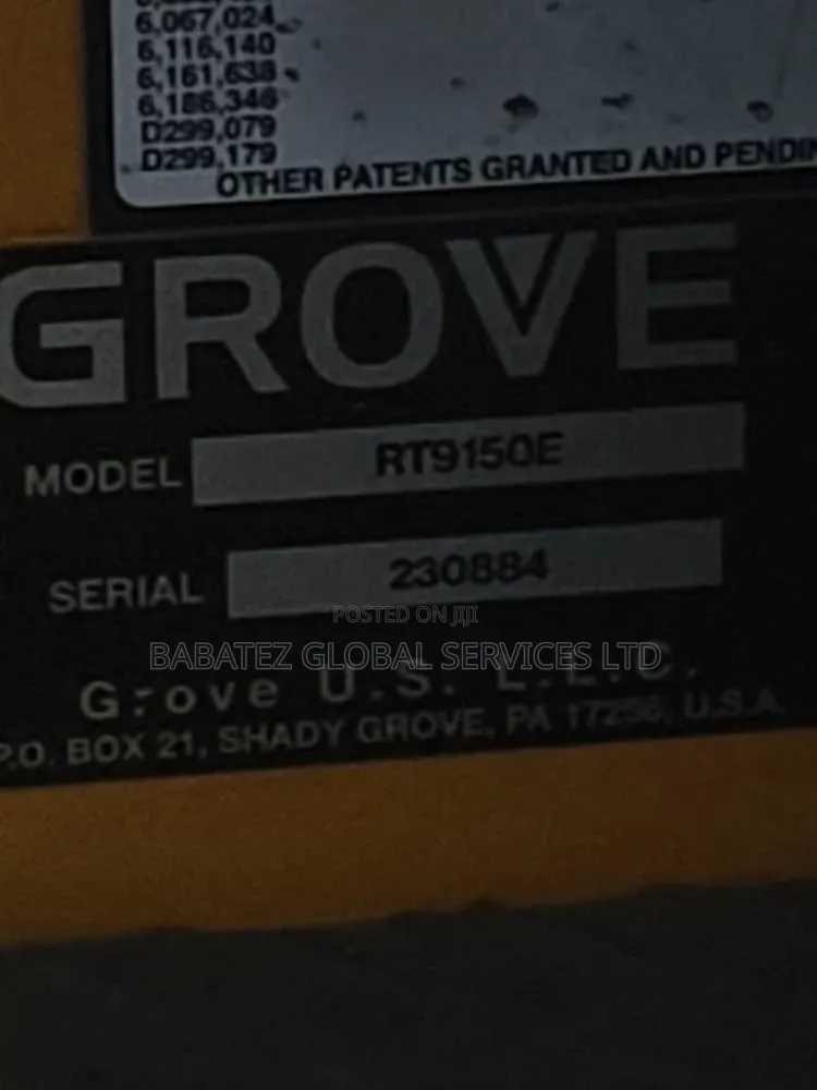 150tons Grove Crane