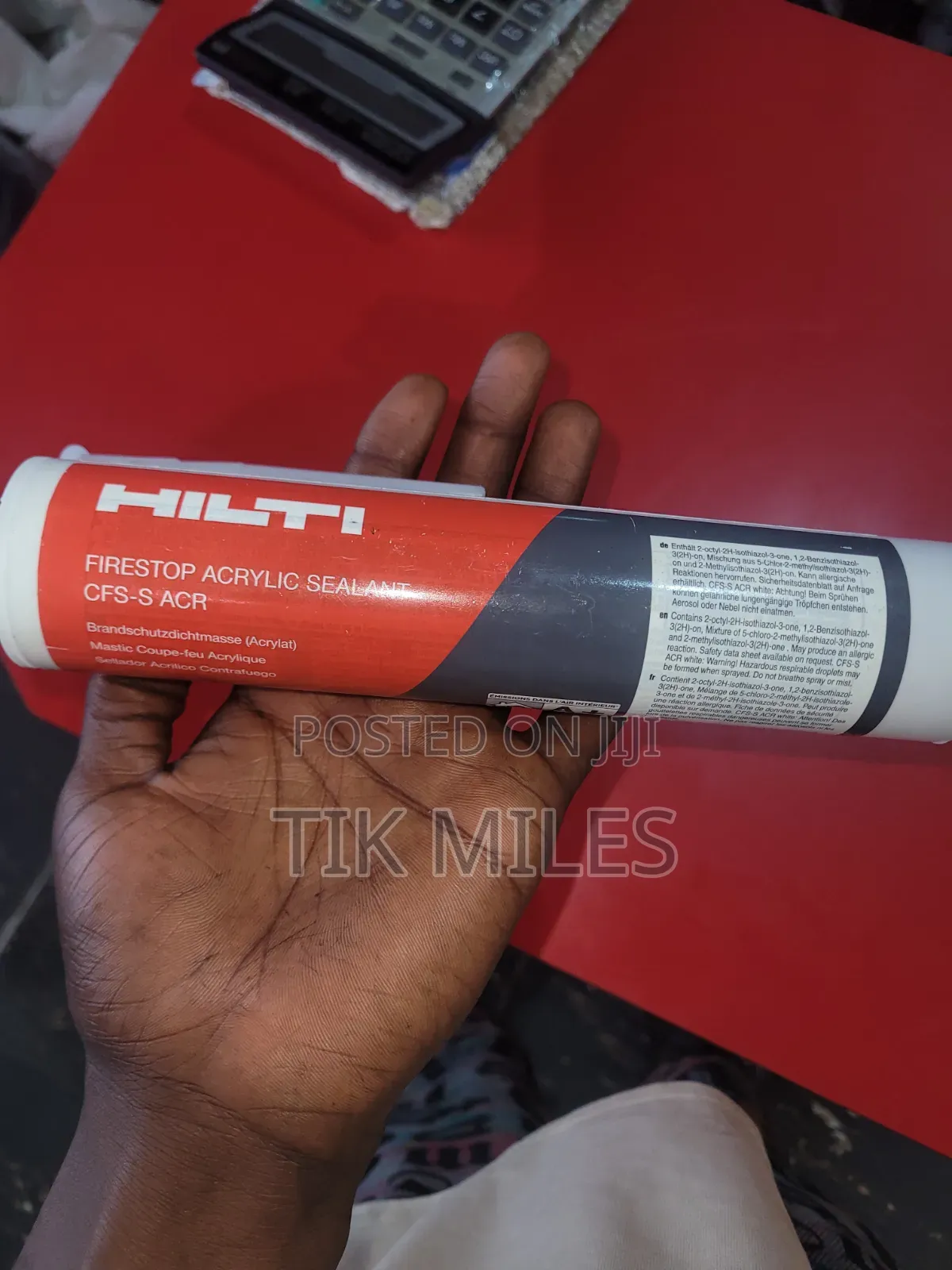 Hilti Firestop Acrylic Sealant CFS-S
Acr