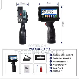 Handheld Inkjet Printer, Equipped With 42Ml Quick-Drying Ink Cartridge