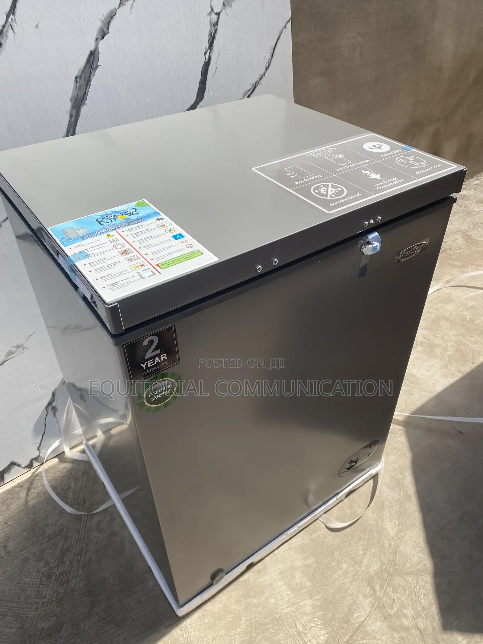 KENSTAR Chest Freezer 142 Litres KS-CF148SAK for Daily Needs