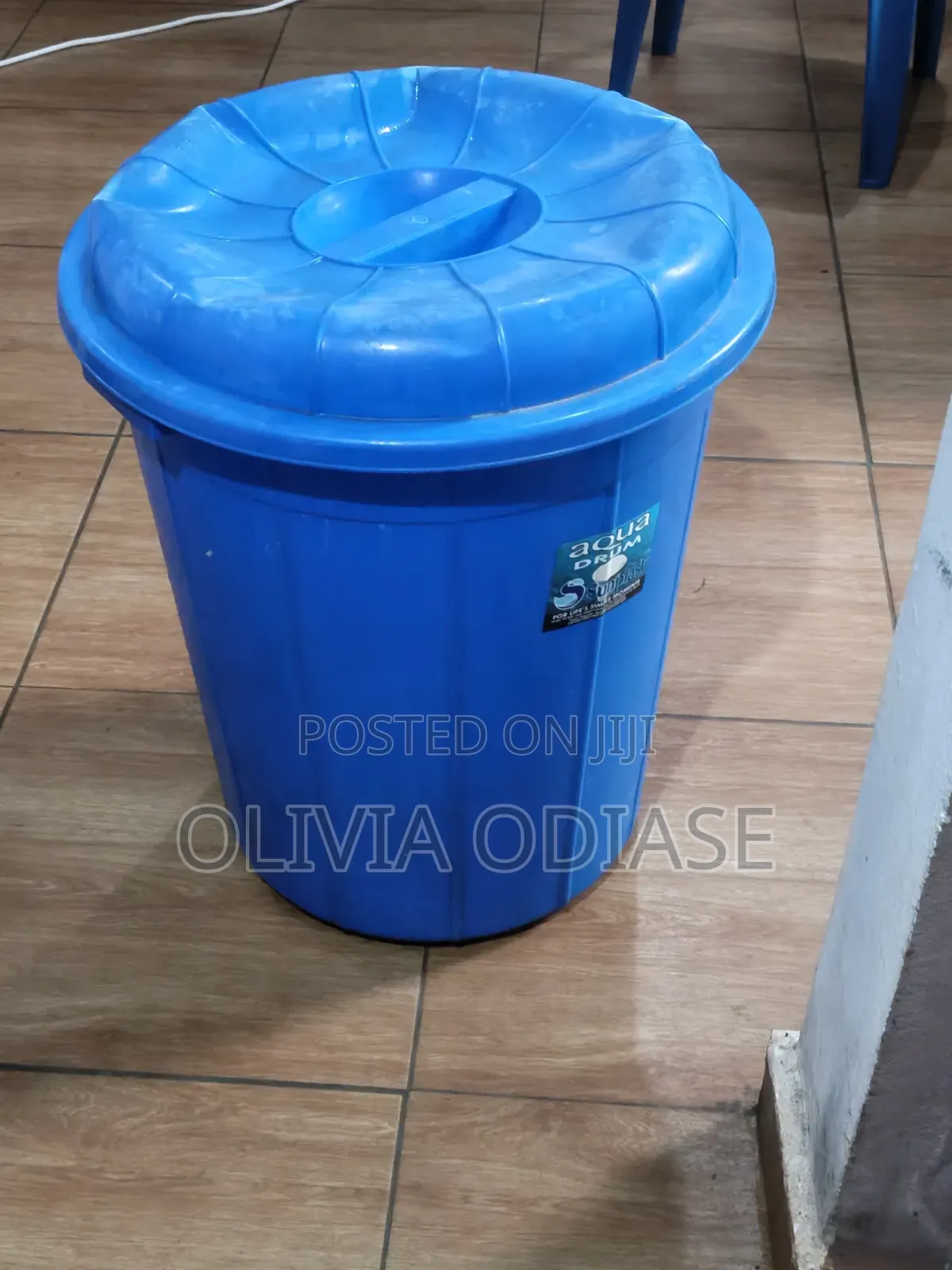 Blue Drum With Lid