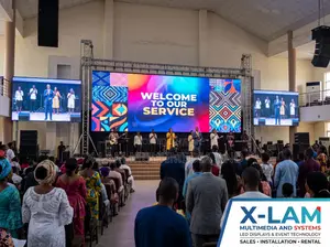 LED Video Wall for Church Sanctuary