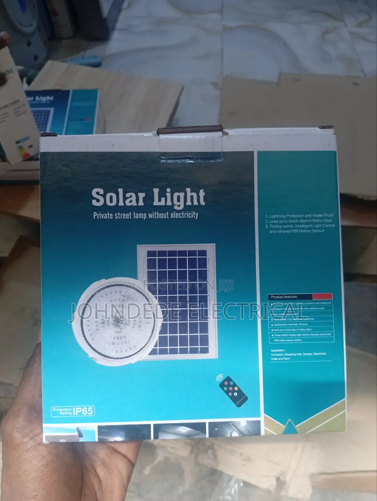 Solar Light With Remote Control