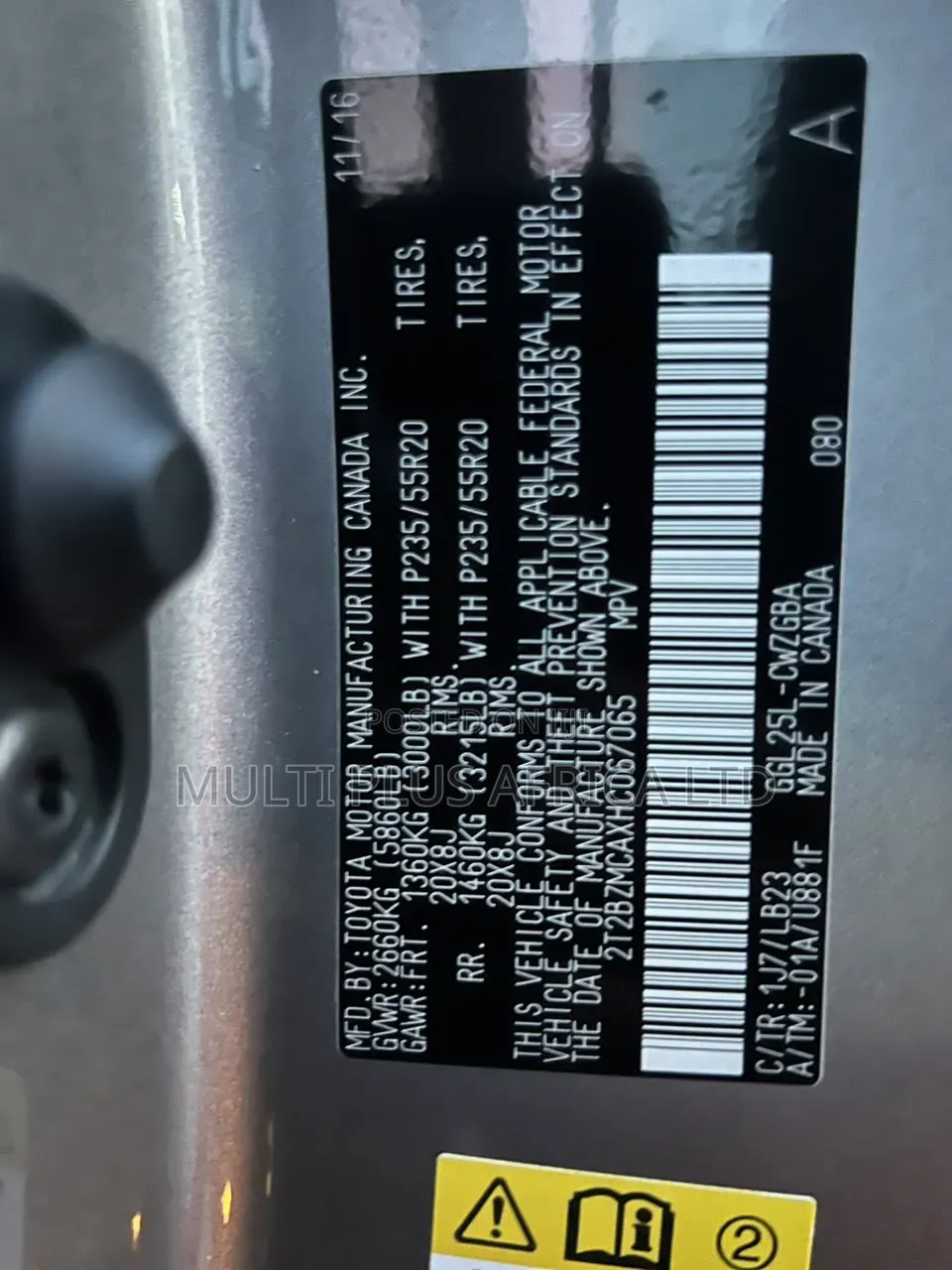 Lexus RX 350 AWD 2017 Silver