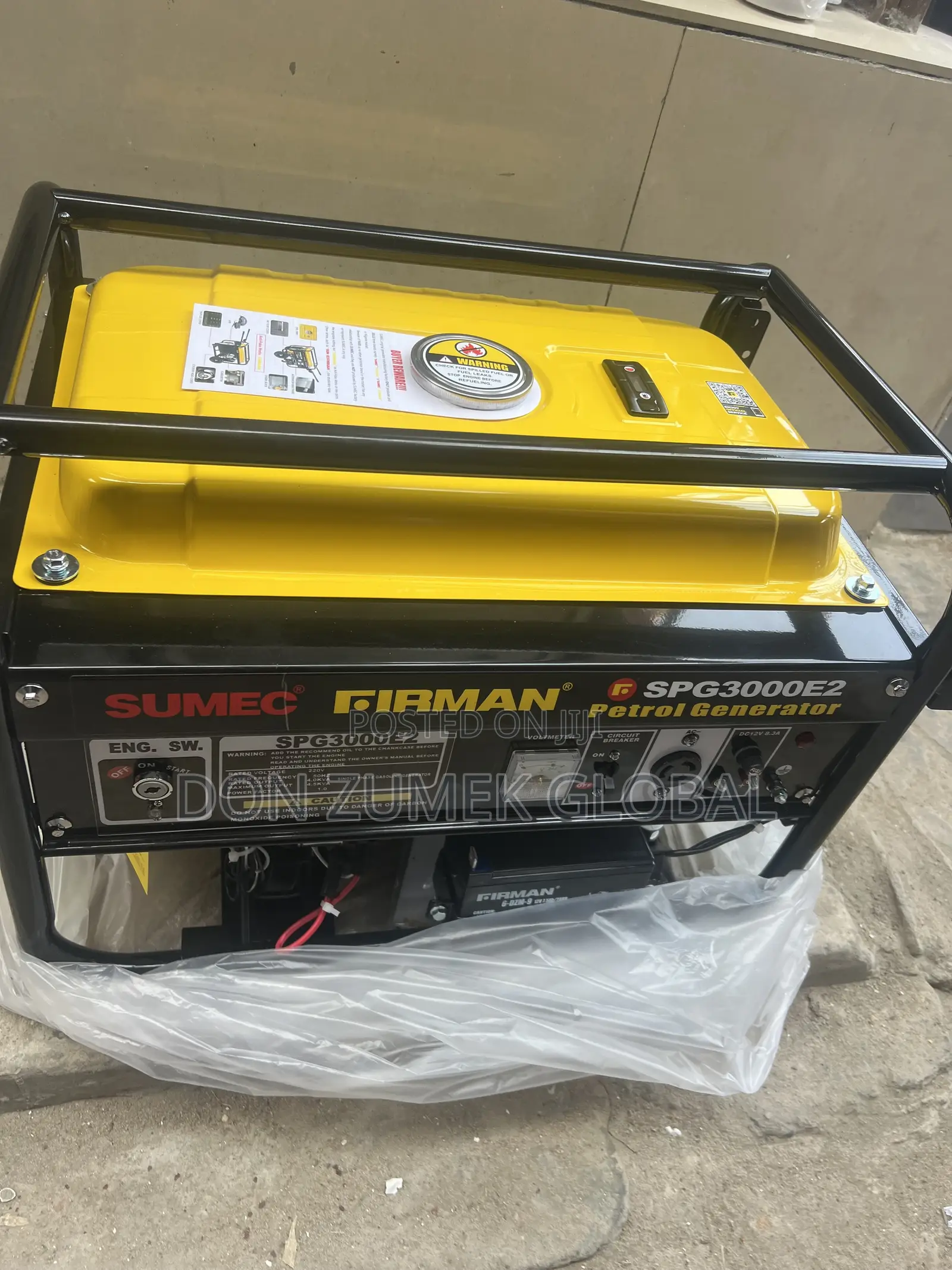 Firman Spg3000 Key Start 4.5kva 100% Copper Coil