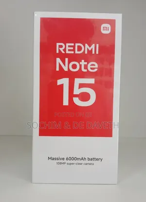 New Xiaomi Redmi Note 15 128 GB