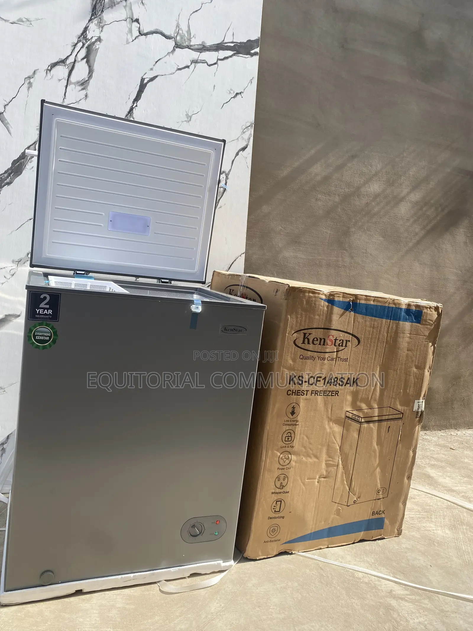 KENSTAR KS-CF148SAK 142L Freezer for Convenient Bulk Freezing