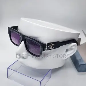 High Quality Luxury Chrome Heart Men Sunglasses