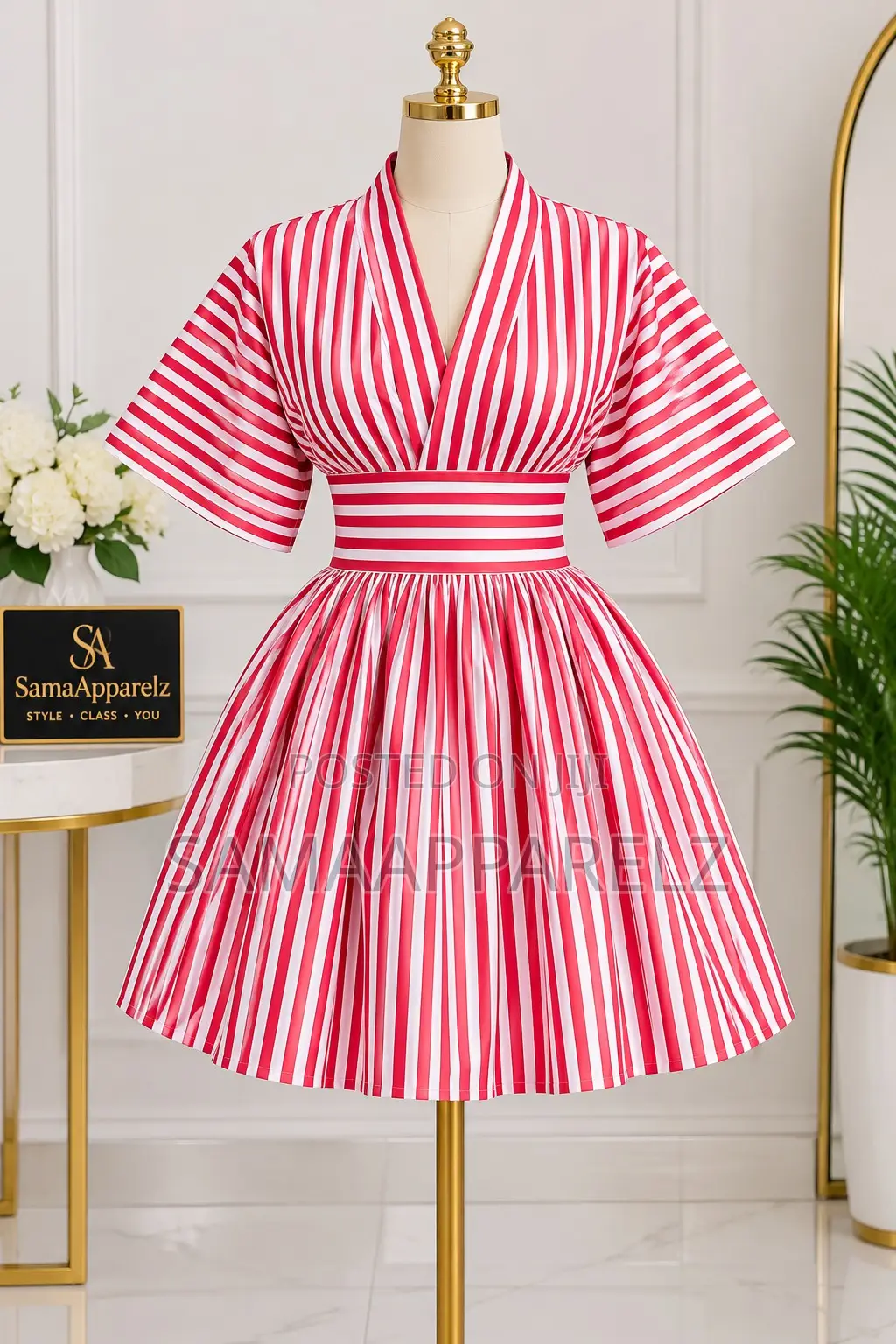 Flare Short Dress