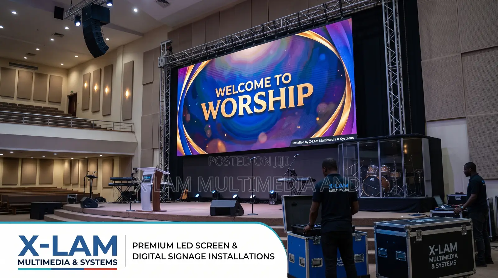 LED Screen Installation for Event Centers