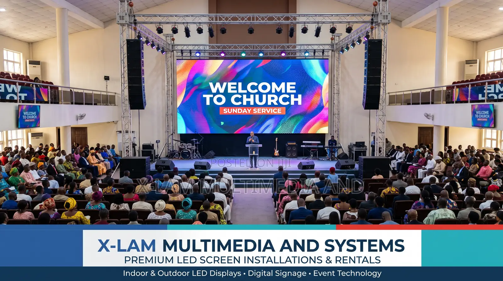 LED Screen Installation for Event Centers