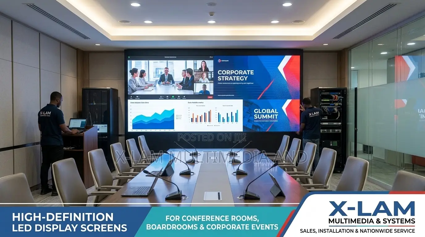 Conference Room LED Display Supply and Setup