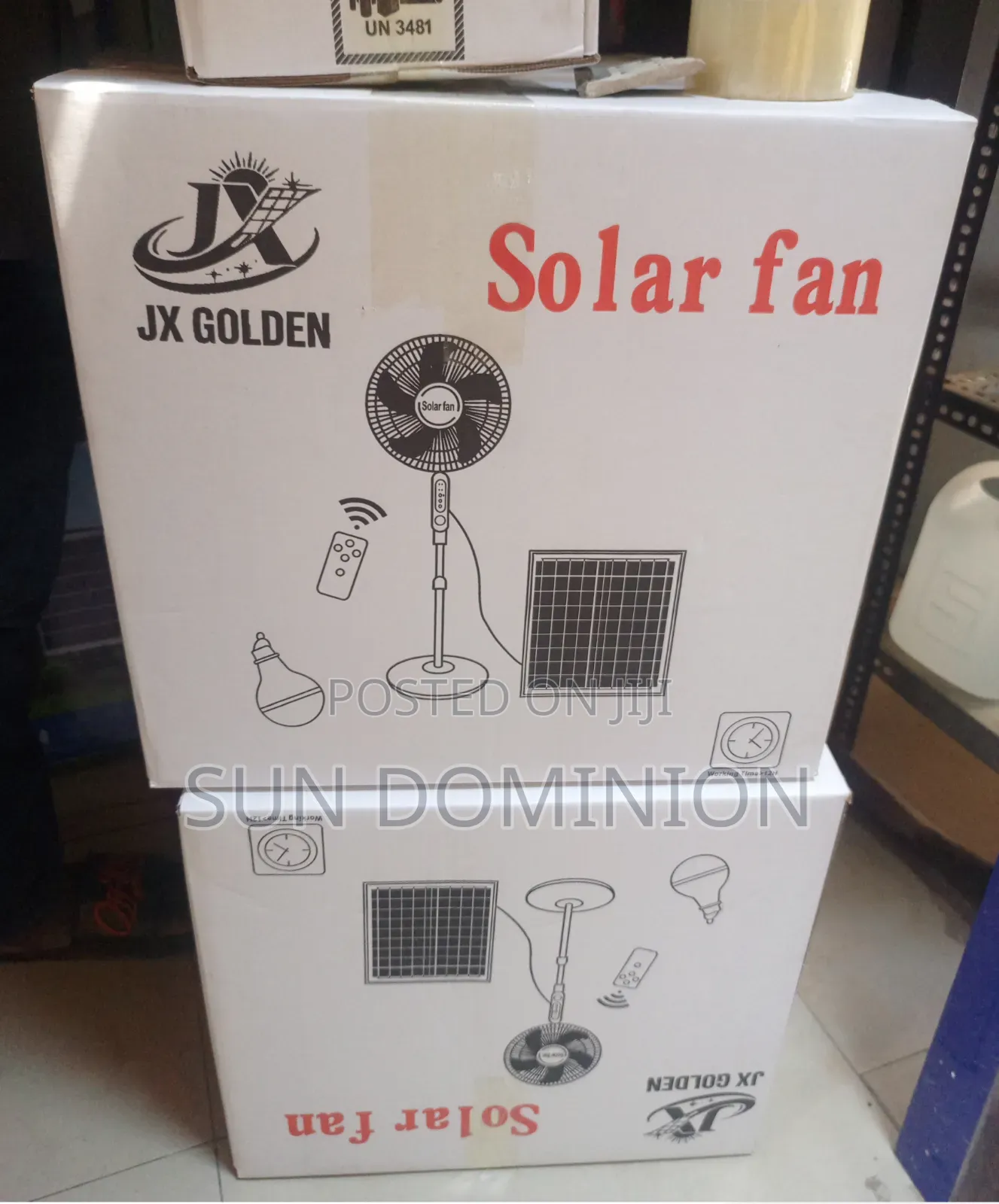 Solar Standing Fan