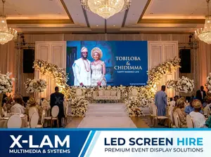 LED Screen Hire for Wedding Reception