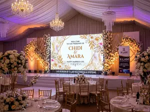 LED Screen Hire for Wedding Reception
