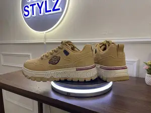 Premium Tan Chunky Streetwear Sneakers